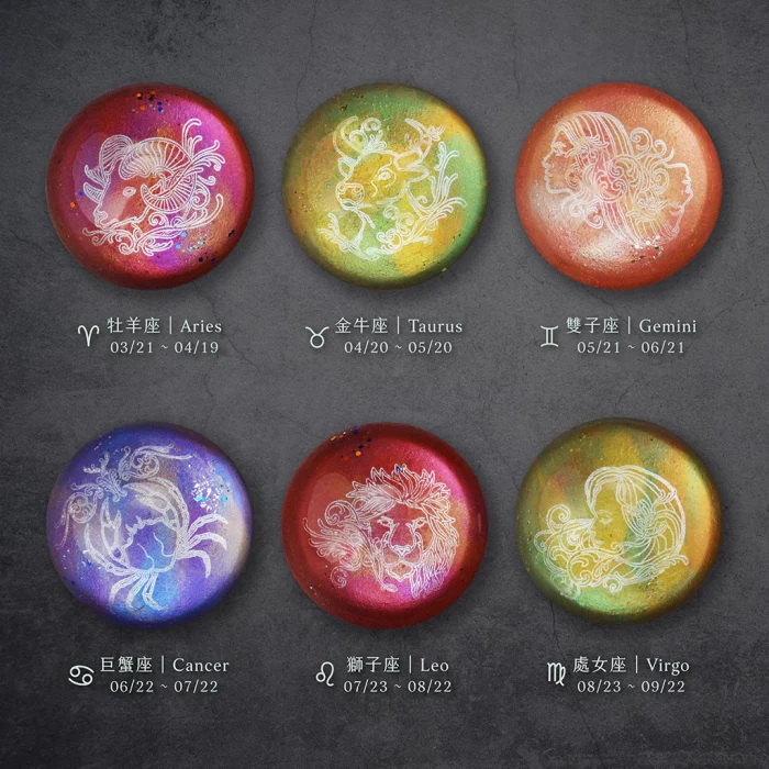 Zodiac Art Gemstone Soap Series 2