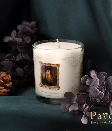 Da Vinci Self-Portrait Signature Classic Candle