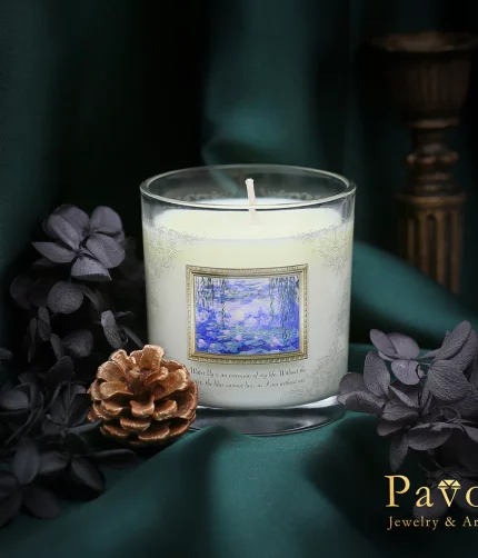 Monet Water Lilies Signature Classic Candle