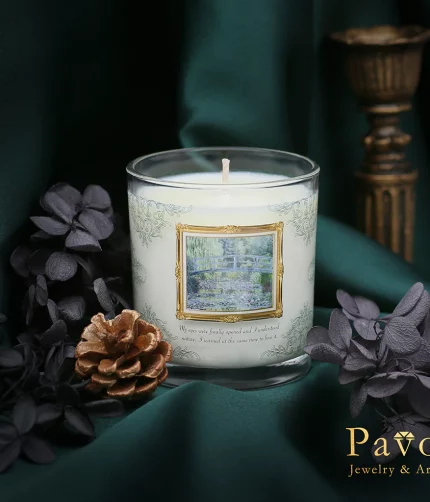 Monet Water Lilies and Japanese Bridge Signature Classic Candle