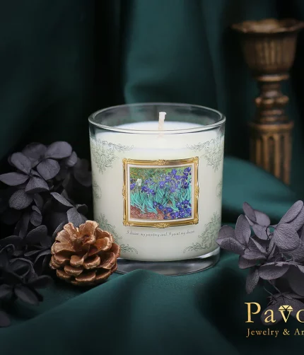 Van Gogh Irises Signature Classic Candle