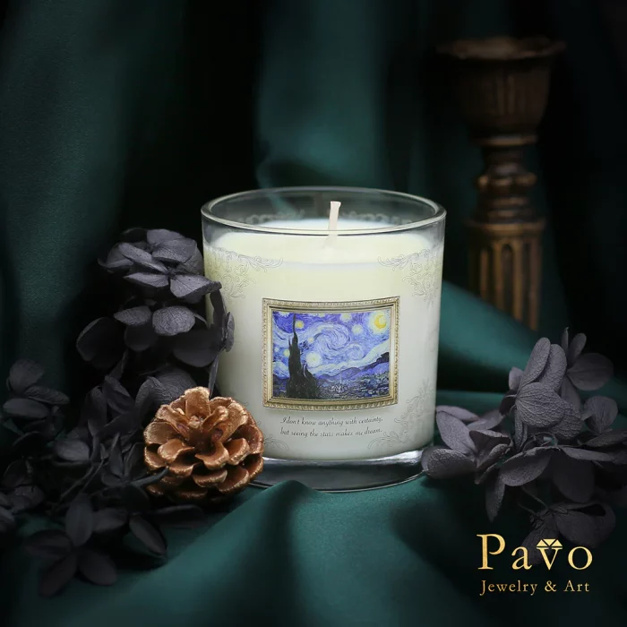 Van Gogh Starry Night Signature Classic Candle